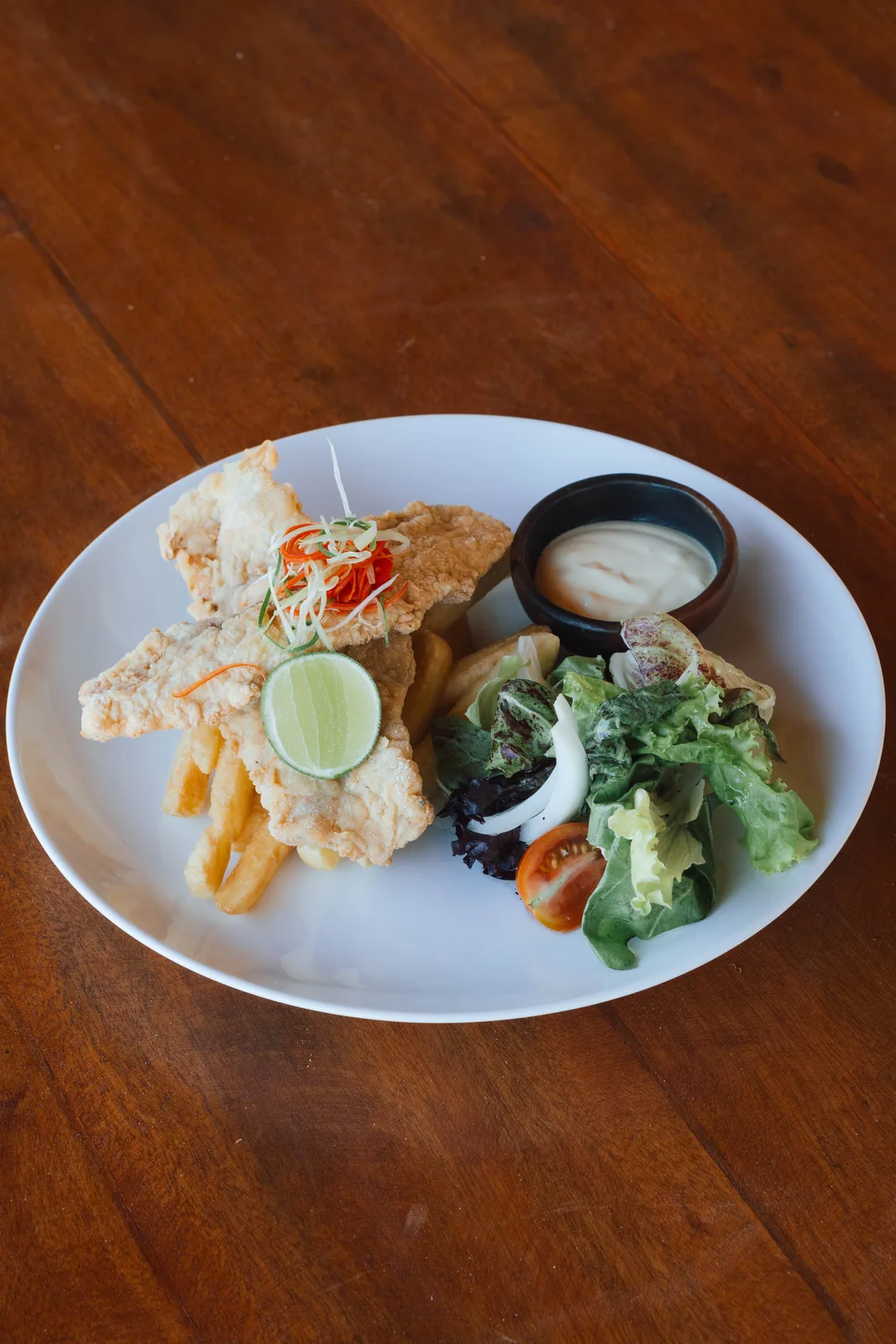 Fried fish and chips