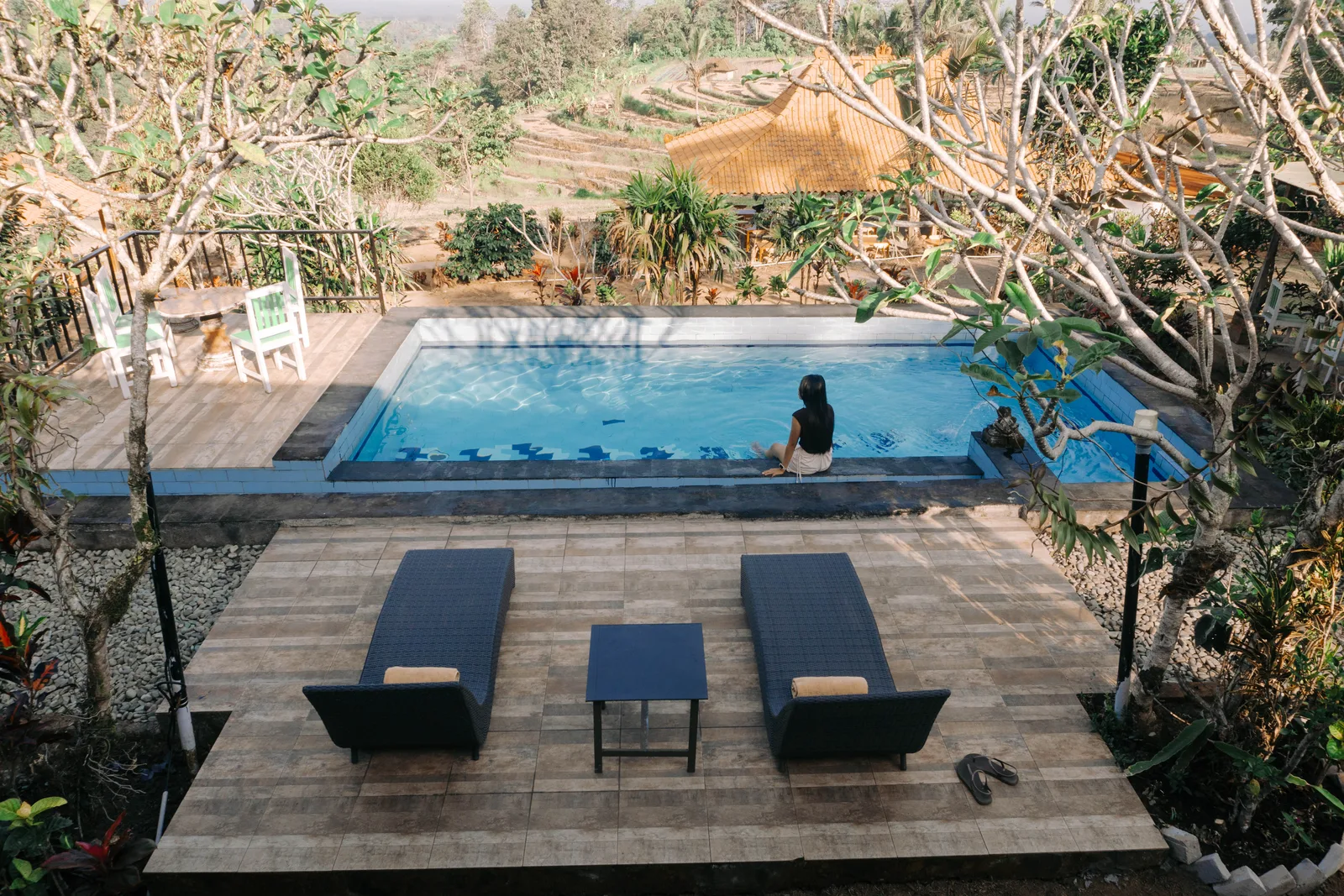 Poolside afternoon