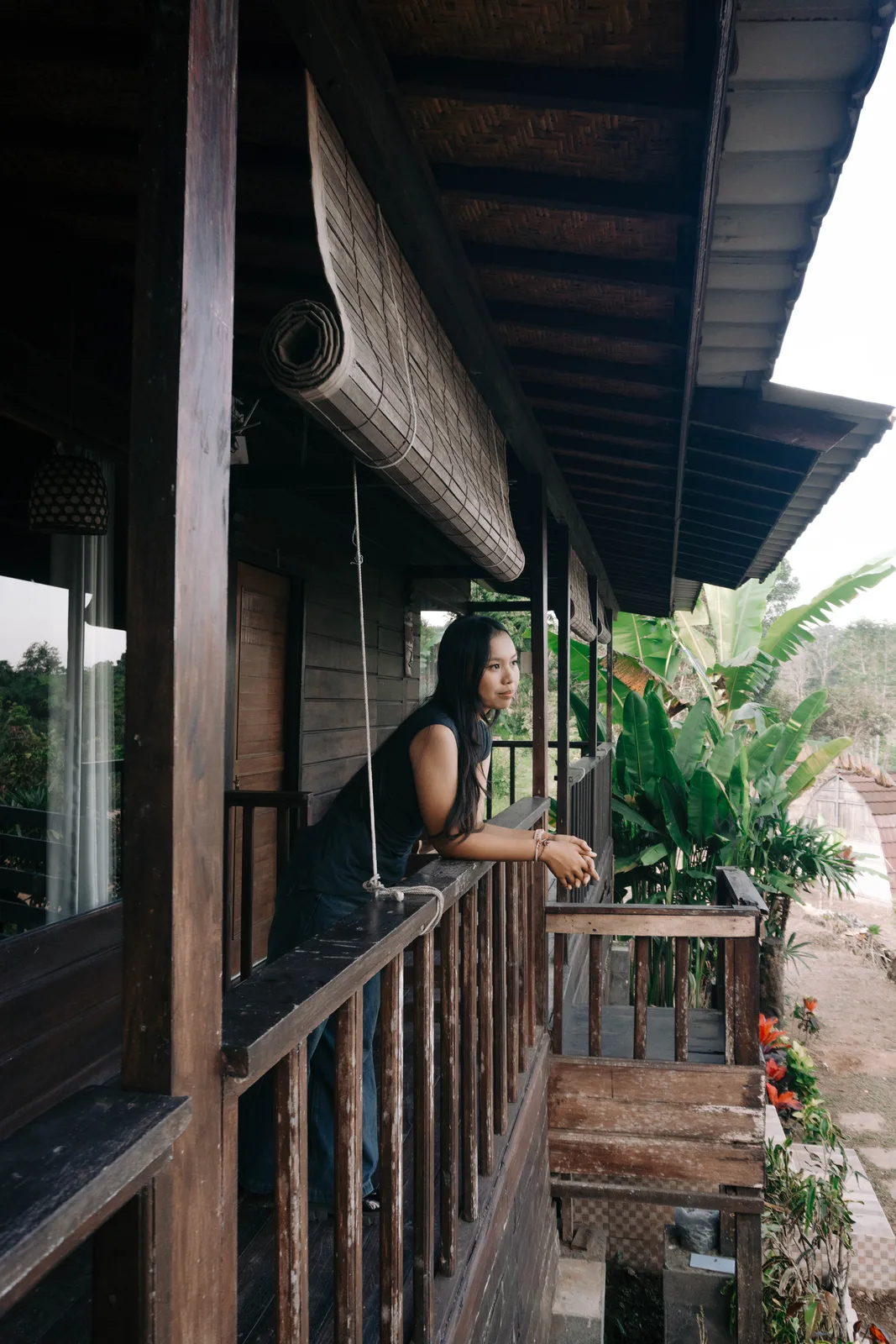 Morning on the balcony